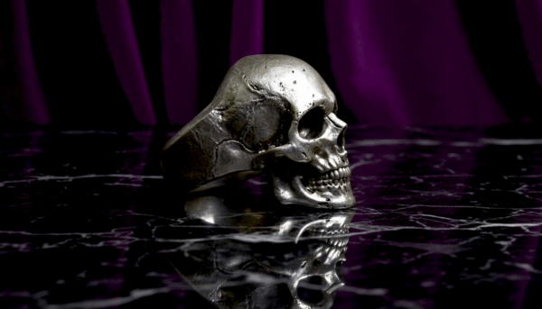 Anillo Cráneo Minimal – El Rostro del Silencio Eterno - Imagen 2