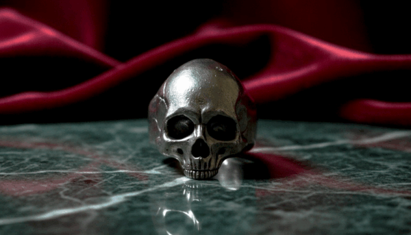 Anillo Cráneo Fragmentado – La Belleza de lo Mortal - Imagen 3