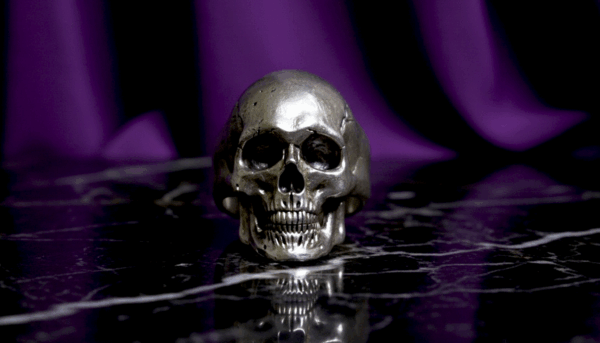 Anillo Cráneo Minimal – El Rostro del Silencio Eterno - Imagen 4