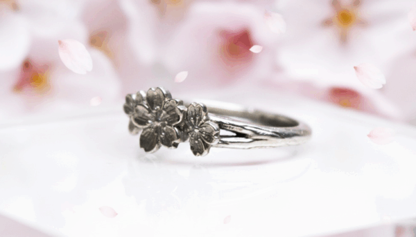 Anillo Sakura – Belleza Efímera - Imagen 2