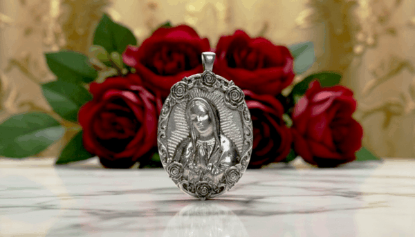 Medalla Virgen de Guadalupe – Luz, Fe y Protección